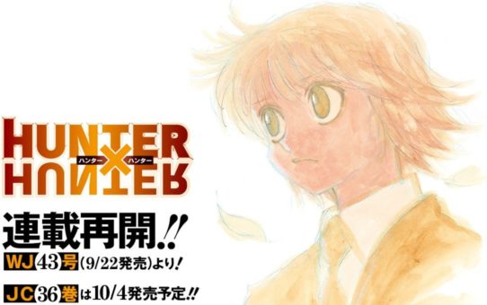 祝『HUNTER×HUNTER』（ハンター×ハンター）連載再開！2018年9月22日発売43号より！